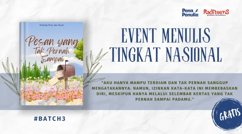 Event menulis terbaru 2025
